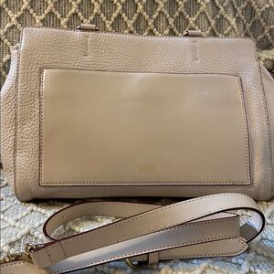 Frances Valentine Anna off white Leather satchel